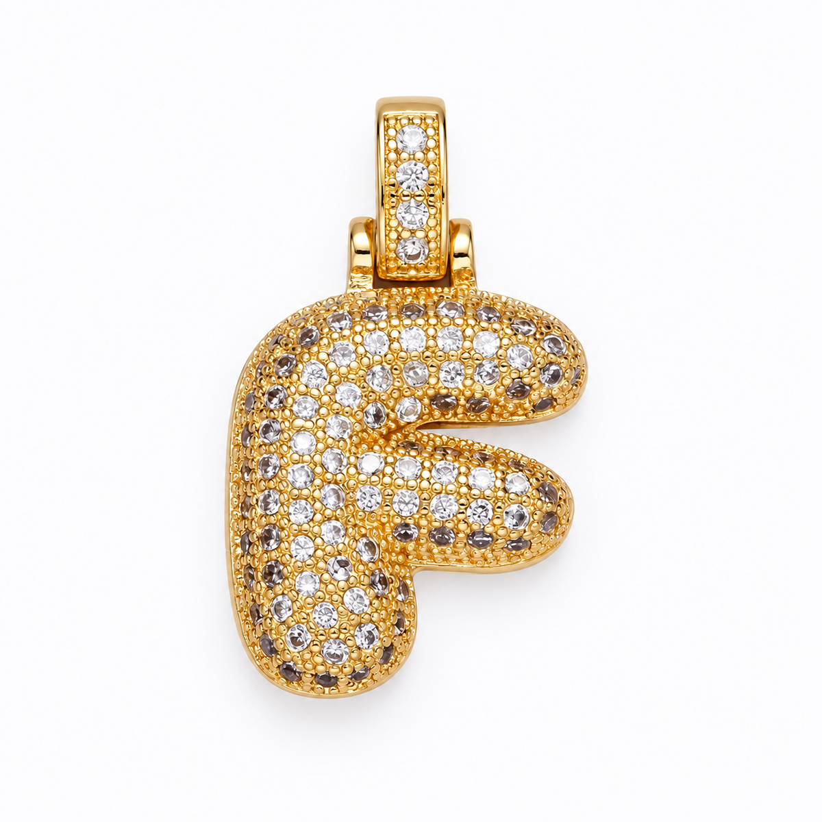 Pavé Initial Pendant Necklace