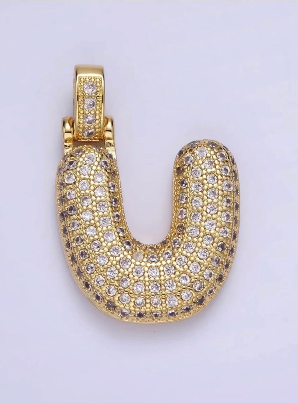 Pavé Initial Pendant Necklace