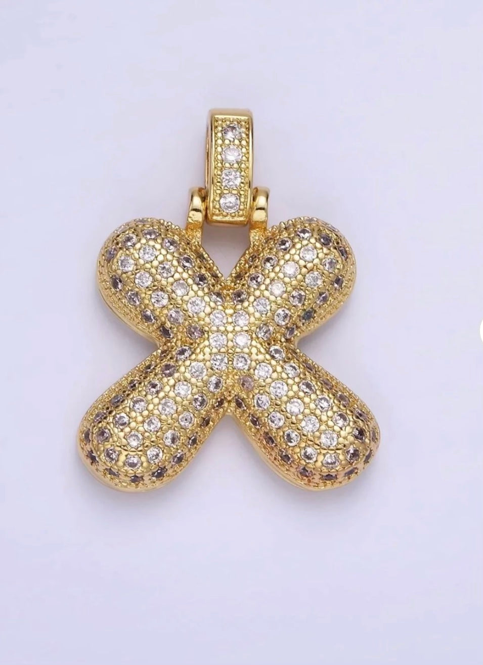 Pavé Initial Pendant Necklace