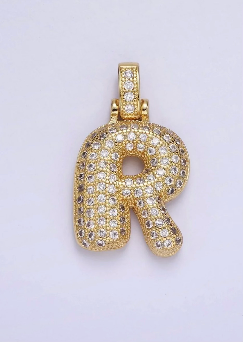 Pavé Initial Pendant Necklace