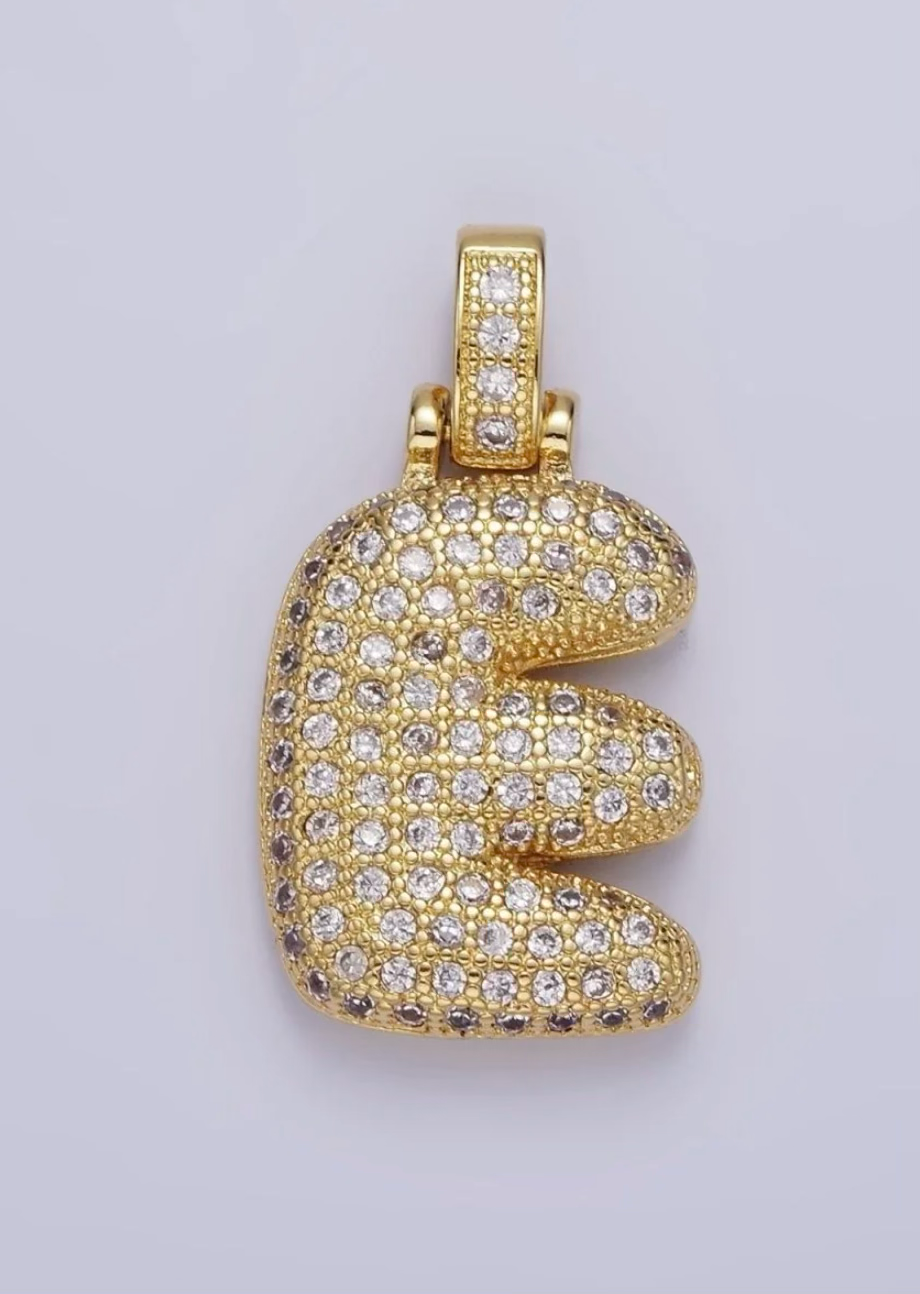 Pavé Initial Pendant Necklace