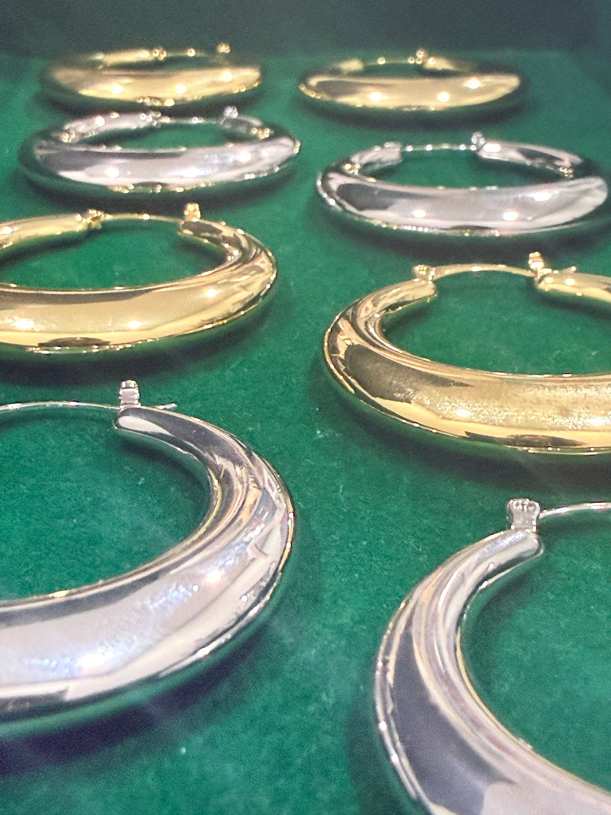Silver Hoop Earrings