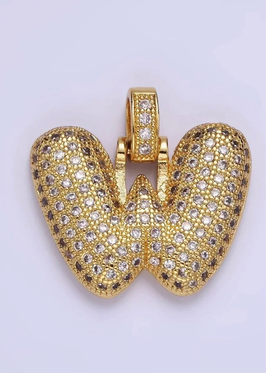 Pavé Initial Pendant Necklace