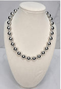 Silver Ball Necklace 1093