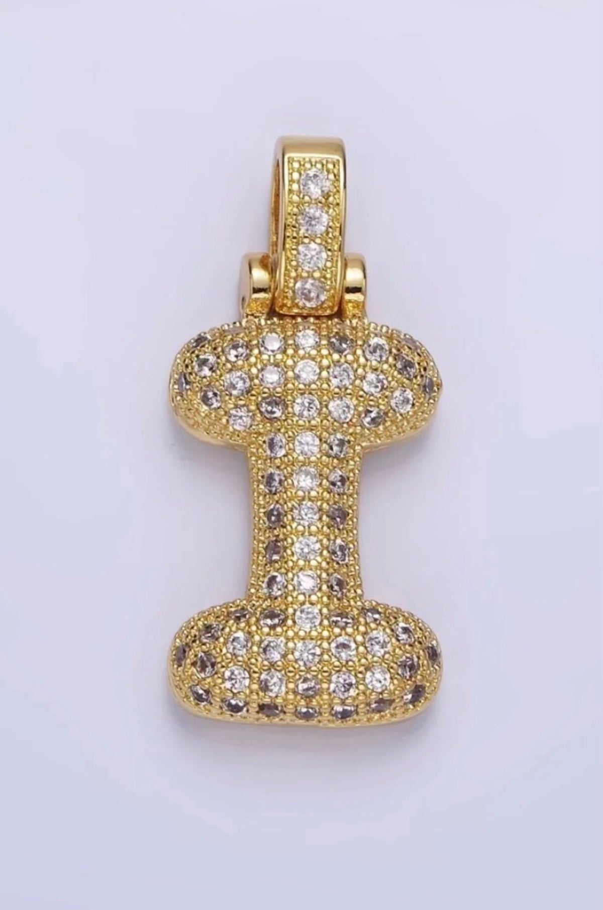 Pavé Initial Pendant Necklace