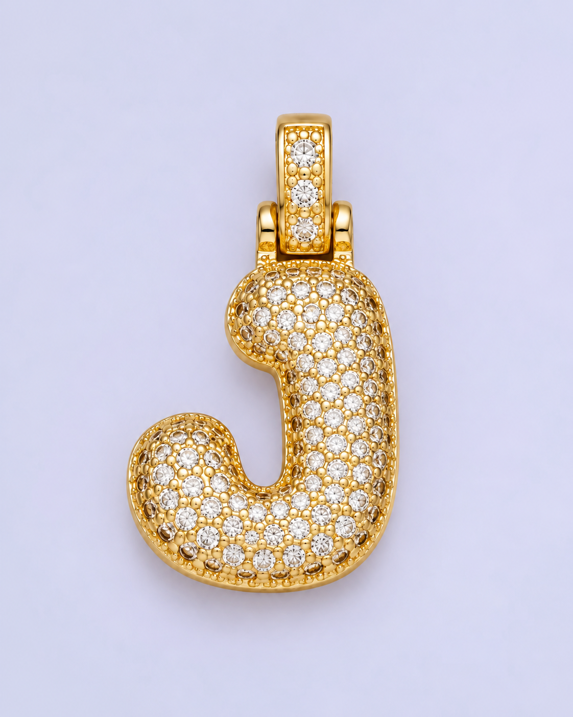 Pavé Initial Pendant Necklace